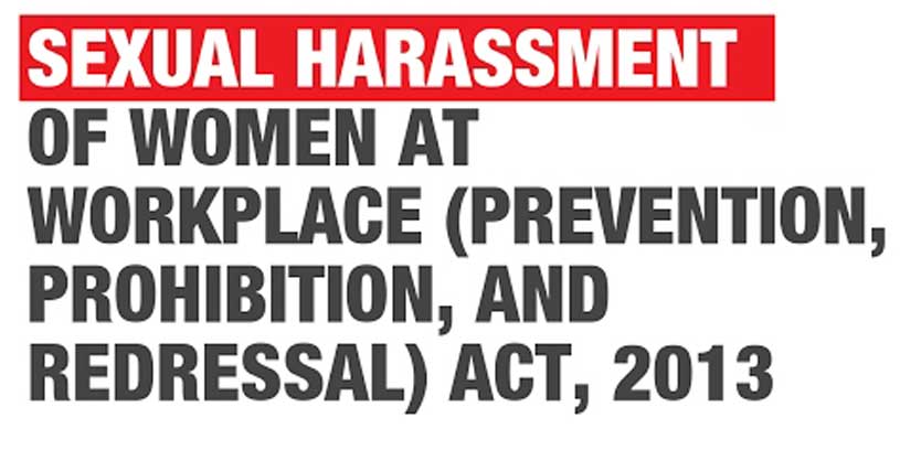 Sexual Harassment Of Women At Workplace Prevention Prohibition And Redressal Act 2013 6813